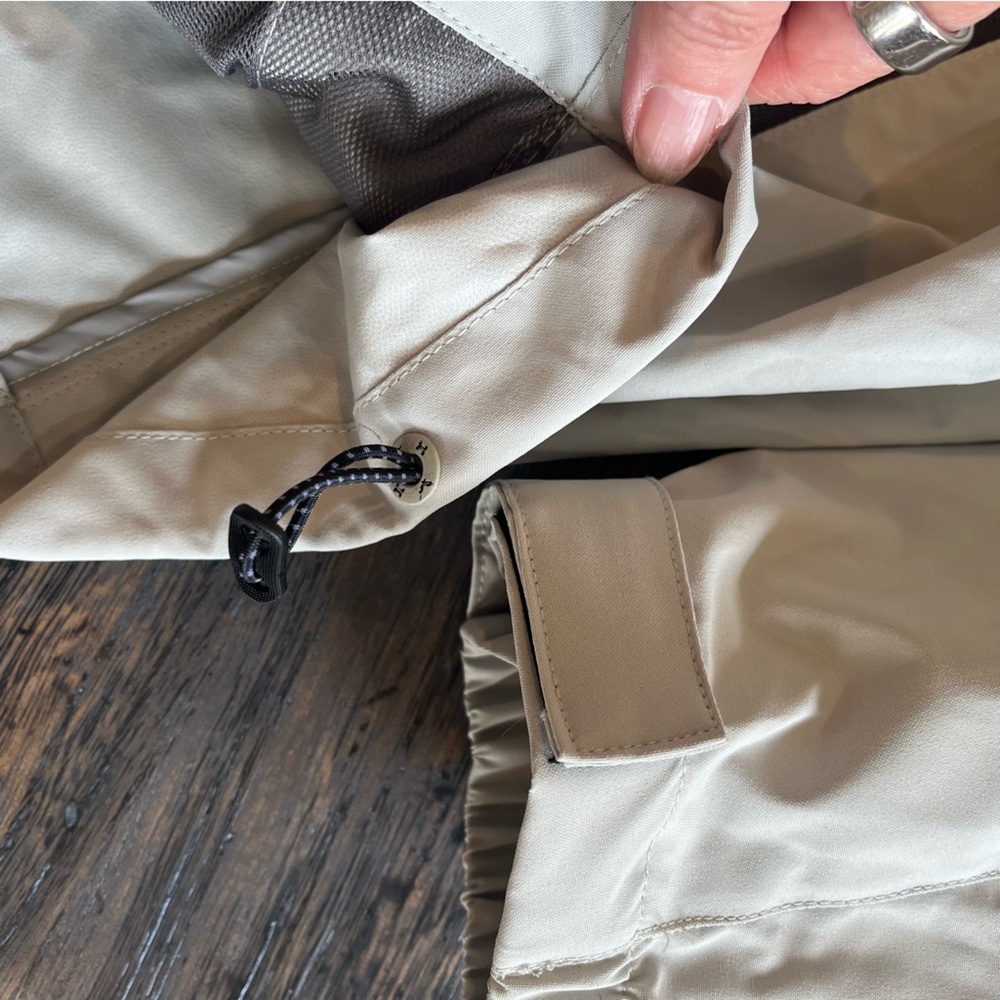 Hawke & Co. Packable Hooded Windbreaker Jacket – Gray – Men’s Large - Picture 3 of 16